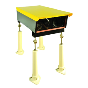 چراغ PAPI-400 در حال نمایش زاویه فرود دقیق